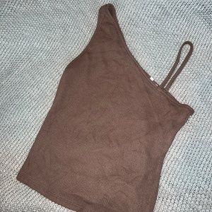 SHOP LANE 201 boutique brown tank top